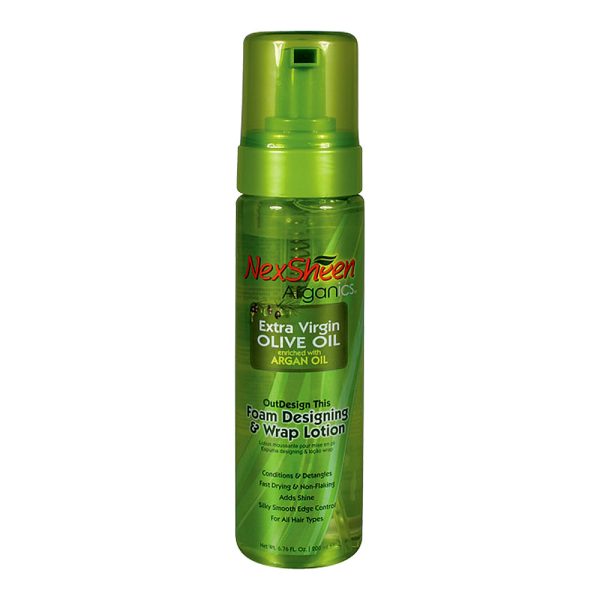 Nexsheen Arganics Foam Designing & Wrap Lotion
